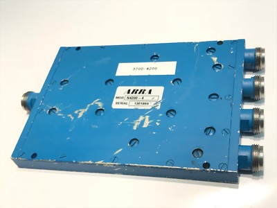 ARRA N4200-4 20W 4 WAY N TYP E RF POWER SPLITTER 2.0 - 4.0GHz ac1b40
