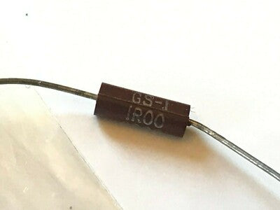 TRW GS-1 1 OHM 1% 1/2W 1R00 MILITARY GRADE VINTAGE RESISTORS (x3) fd7d21