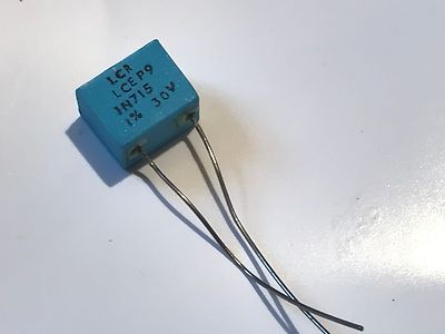 1.715nF 30V 1% LCR EXTENDED FOIL BOX POLYSTYRENE EP9 CAPACITOR fbb29.25