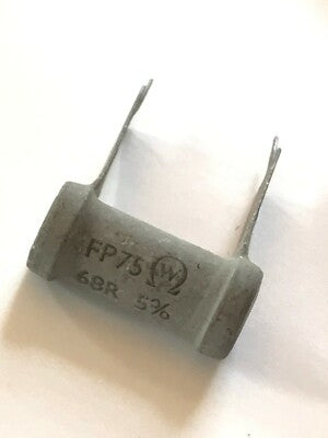 68R 5W WELWYN FP75 VINTAGE WIRE WOUND RESISTOR 68 OHM 5W 5% fd7m75