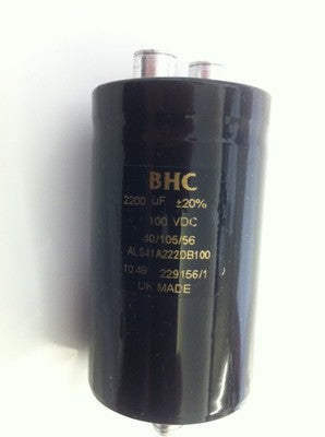 2200UF 100V KEMET BHC ALS41A222DB100 BEST QUALITY INDUSTRIAL CAPACITOR fd3j19