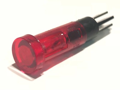 GOOD QUALITY 240V 9MM PUSH FIT MAINS NEON RED WITH SPADES 10 PIECES ac1f13