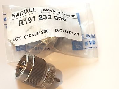 RADIALL R191233000 BEST QUALITY N TYPE MALE TO SMB MALE RF ADAPTOR ae1y23