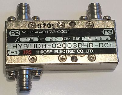 HIROSE SMA DIRECTIONAL COUPLER 2GHz (1.7 - 2.3) 3dB HDH-02003DHD fba32b