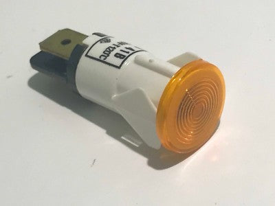 BEST QUALITY 250V HIGH TEMPERATURE 12MM PANEL NEON MAINS LAMP ORANGE (X1) ac1f1