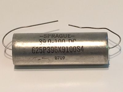 39UF 100VDC SPRAGUE NON POLARISED CAPACITOR 625P396X9100S4 fd2j28