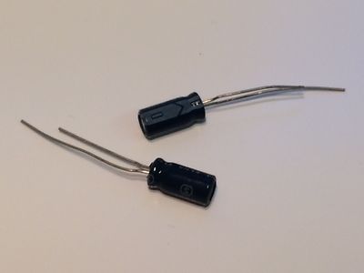 0.33UF 50V RADIAL ELECTROLYTIC CAPACITOR (x5) fbd4a4
