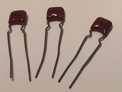 47nF 50V DIPPED POLYESTER CAPACITOR (x5) fbd4b10