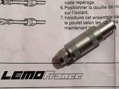LEMO S SERIES 6 WAY PLUG FFA.1S.306 fd6j28