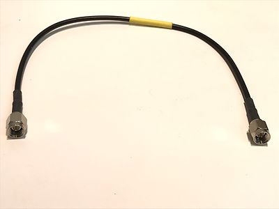 SMA MALE TO SMA PLUG ON 23CM OF THIN RG174 COAX BY MARCONI TOP QUALITY ae1y27