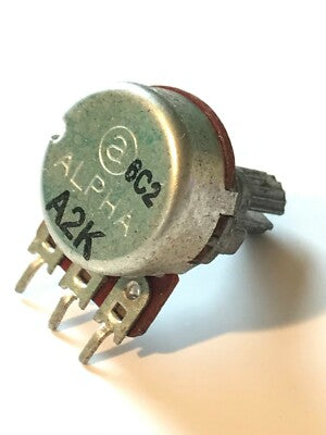 GOOD QUALITY ALPHA MINI 17MM 2K LOG PCB PINS POTENTIOMETER A2K fd5e59