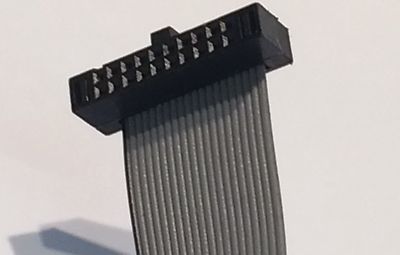 20 WAY SUB MINIATURE IDC CONNECTING RIBBON CABLE .05" PITCH 1.27MM fd1d26