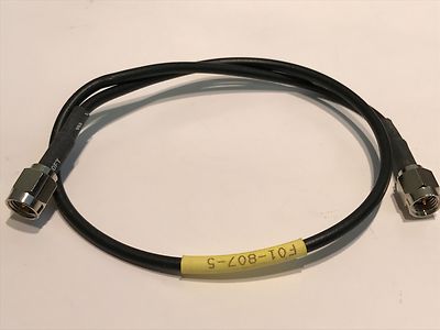 SMA MALE TO SMA PLUG ON 32CM OF THIN RG174 COAX BY MARCONI TOP QUALITY ae1y28