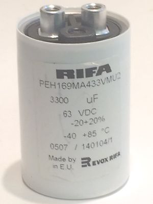 3300UF 63V KEMET / RIFA PEH169MA433VMU2 BEST QUALITY INDUSTRY CAPACITOR ad2k8