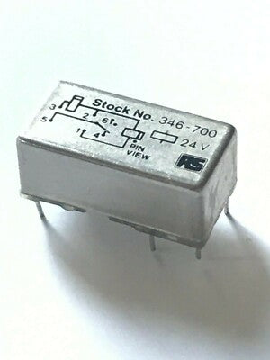 RS 346-700 24V LATCHING SEALED MINIATURE RELAY x1 fcb16.90