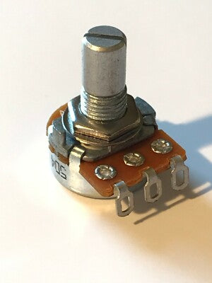 GOOD QUALITY ALPHA MINI 17MM 250K LOG SOLDER LUG POTENTIOMETER A250K ad1J61