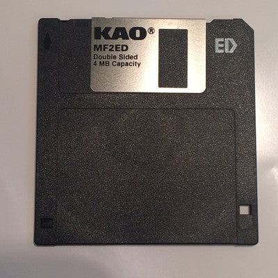KAO MF2ED 2.88MB / 4MB 3.5 INCH EXTRA DENSITY FLOPPY DISC bsd0a