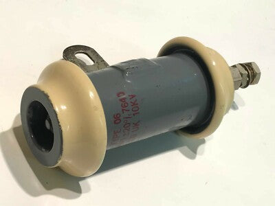 820PF 10KV VINTAGE A.I.LTD RF RADIO TRANSMITTER DOOR KNOB CAPACITOR fbd2cc