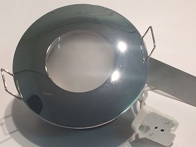 IP65 RATED LOW VOLTAGE POLISHED CHROME DIE CAST FIXED DOWN LIGHT FITTING afp5b