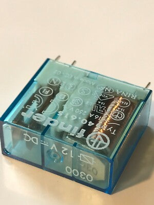 FINDER 40.61 S SPST 12V COIL RELAY SINGLE POLE 16A 250V CONTACTS ae1z21