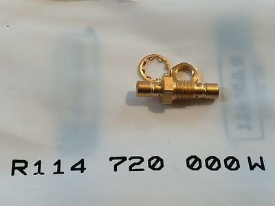 RADIALL R114720000W 50 OHM SMB MALE TO SMB MALE BULKHEAD RF ADAPTOR (x1) fd6j15