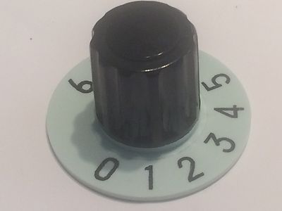 VINTAGE NUMBERED DIAL COLLET KNOB BEST BRITISH QUALITY BULGIN blb66