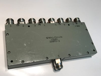 MINI-CIRCUITS ZB8PD-2 10W 4 WAY N TYPE RF POWER SPLITTER 1.0 - 2.0GHz ac1b38