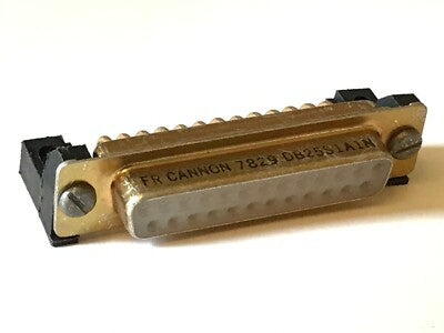 QUALITY 25 WAY D TYPE FEMALE RIGHT ANGLE CANNON CONNECTORS ad1J18