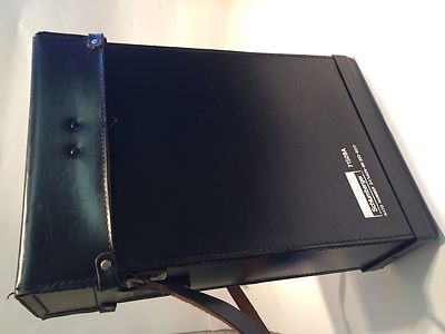 LEATHER CARRY CASE FOR SCHLUMBERGER 7150 & SIMILAR SIZE TEST INSTRUMENTS