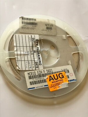 ROHM MCR10EZHF5601 SMD RESISTORS 0805 5.6K PART REEL 3600 PCS ad1j39