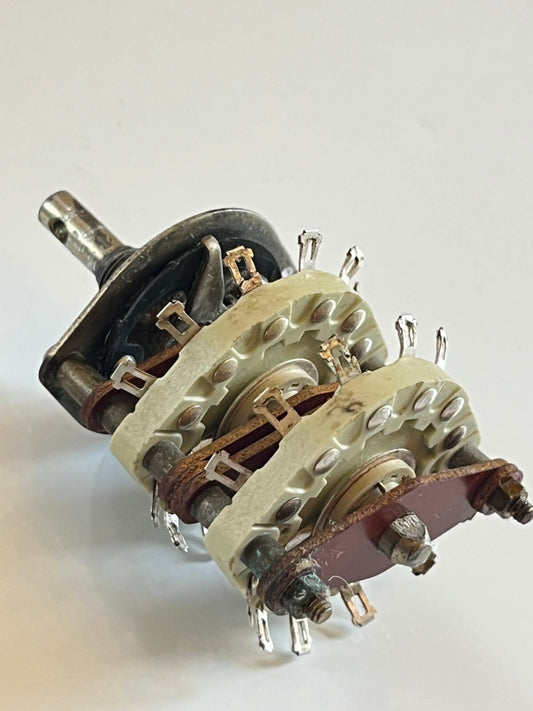 4 POLE 5 WAY CERAMIC ROTARY SWITCH MILITARY SPECIFICATION FAC14