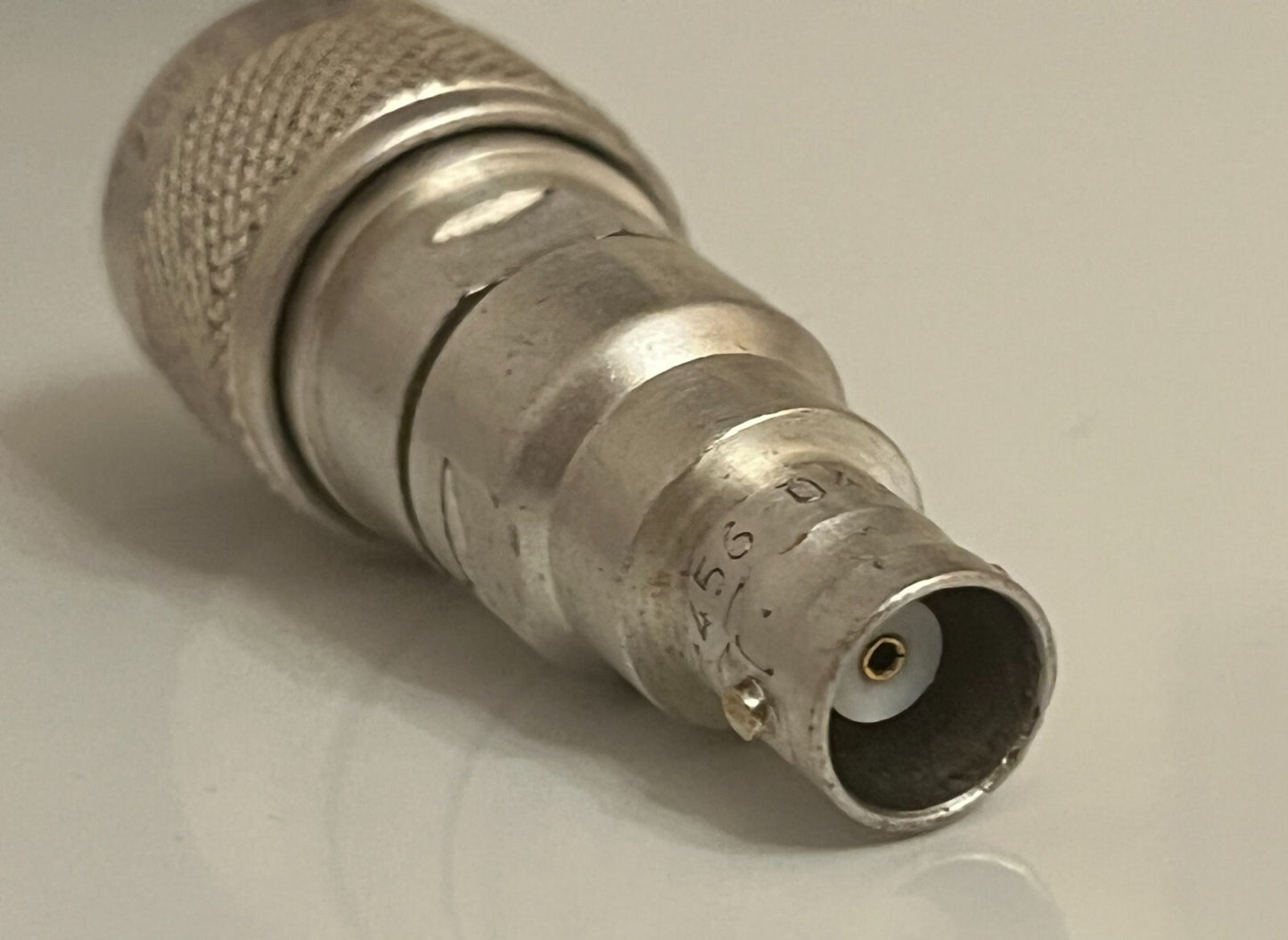 N TYPE MALE TO BNC FEMALE 50 OHM MILITARY SPEC RF COAXIAL ADAPTER FBB15A1