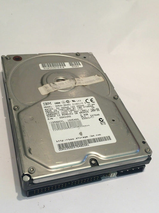 IBM DHEA-36481 IDE HARD DRIVE 6.4GB 00K0355 fbc1c11