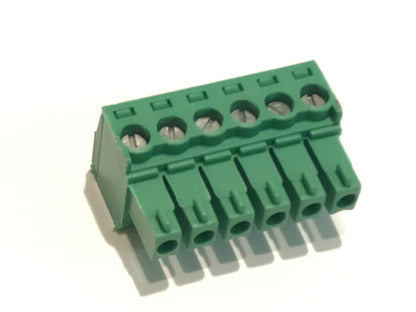 6 WAY PCB FEMALE CONNECTOR 3.81.mm PITCH EUROCLAMP SH06-3,81 ad1P51A