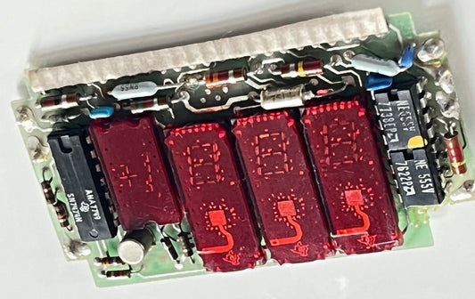 VINTAGE TEXAS INSTRUMENTS TIL-304 & TIL 306 RETRO LED DISPLAY MODULE fcb28.2