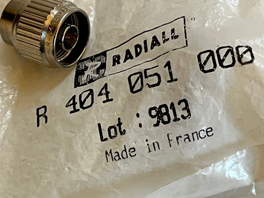 N TYPE MALE 50 OHM TERMINATION 1W 1GHZ RADIALL ad2n8