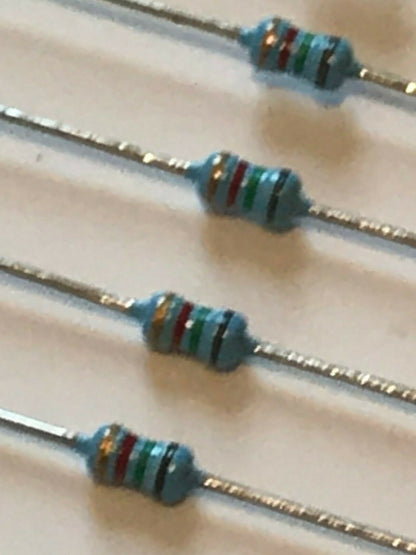 1.5K OHM 0.125W 5% VISHAY BEST QUALITY METAL FILM RESISTOR (x25) ad1J24