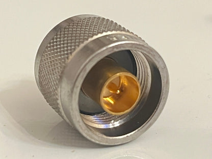 SUHNER PREMIUM N MALE TO SMA FEMALE PRECISION COAXIAL ADAPTER FD7B24