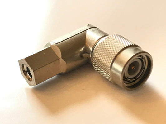 RIGHT ANGLE TNC PLUG 50 OHM MALE SCREW FIT - BEST QUALITY fcb16.11