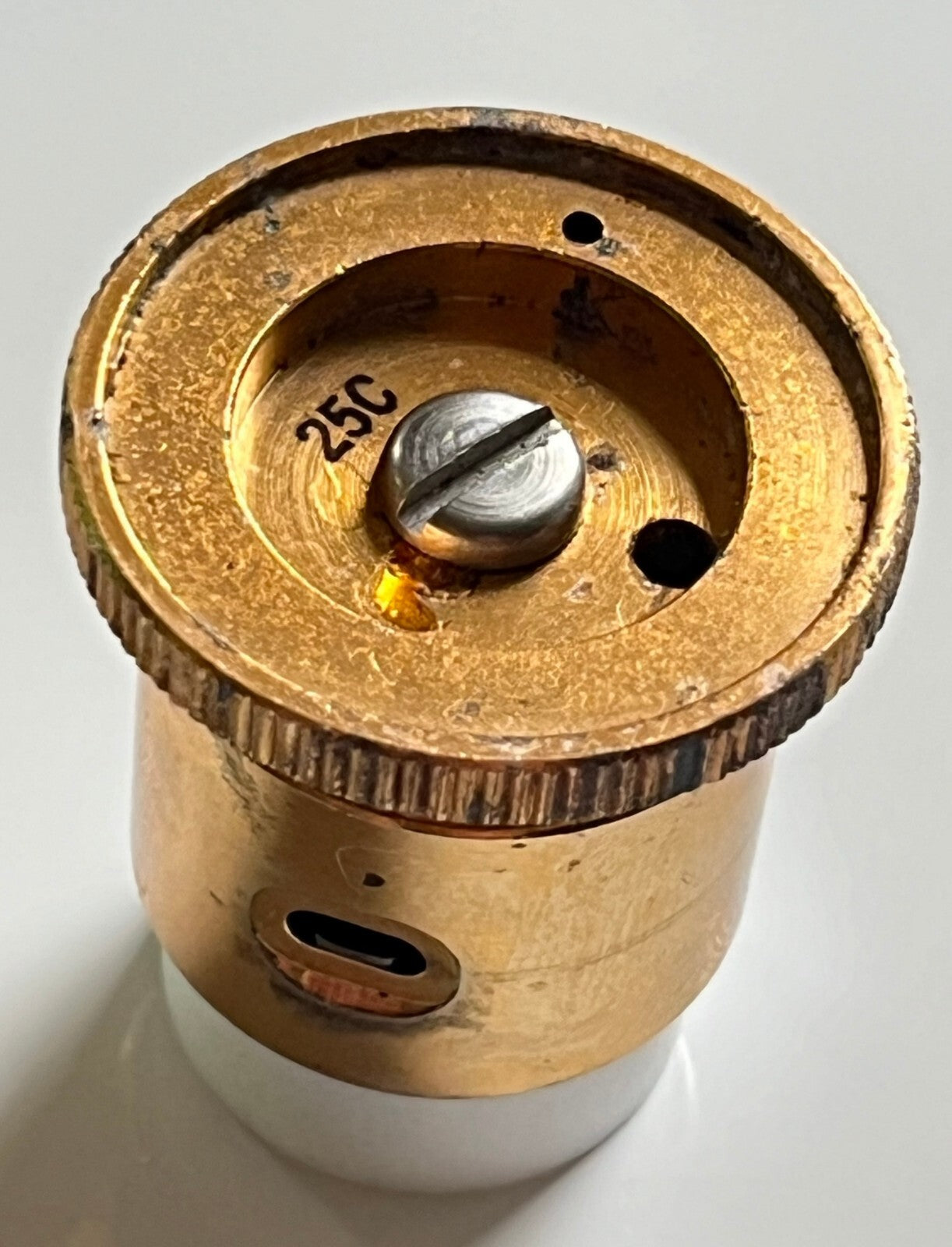 BIRD 25C PLUG IN ELEMENT SLUG 0 - 25 WATTS 100-250 MHz THRULINE 43 fcb20.48