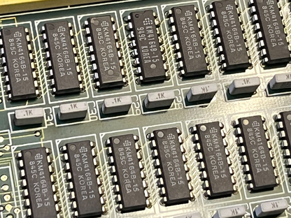 MEMORY PCB WITH 84 X 4164 SAMSUNG DRAM MEMORY CHIPS KM4164B-15 ac1x19