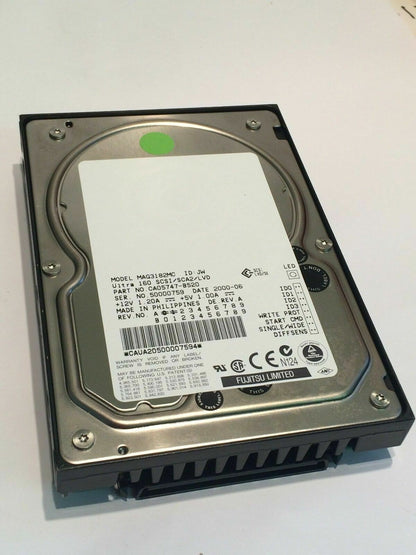 FUJITSU MAG3182MC 18.2GB SCA2 SCSI ULTRA2 HARD DRIVE CAO5747-B520 aa4cb5