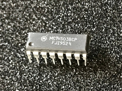 ORIGINAL MOTOROLA MC14503BCP 16 PIN DIL BUFFER CHIP UK STOCK x1 fcb27.14