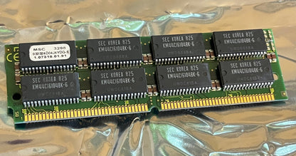72 PIN 128MB EDO SIMM MEMORY 60nS PREMIUM QUALITY GOLD PLATED (x1) fcb11.5