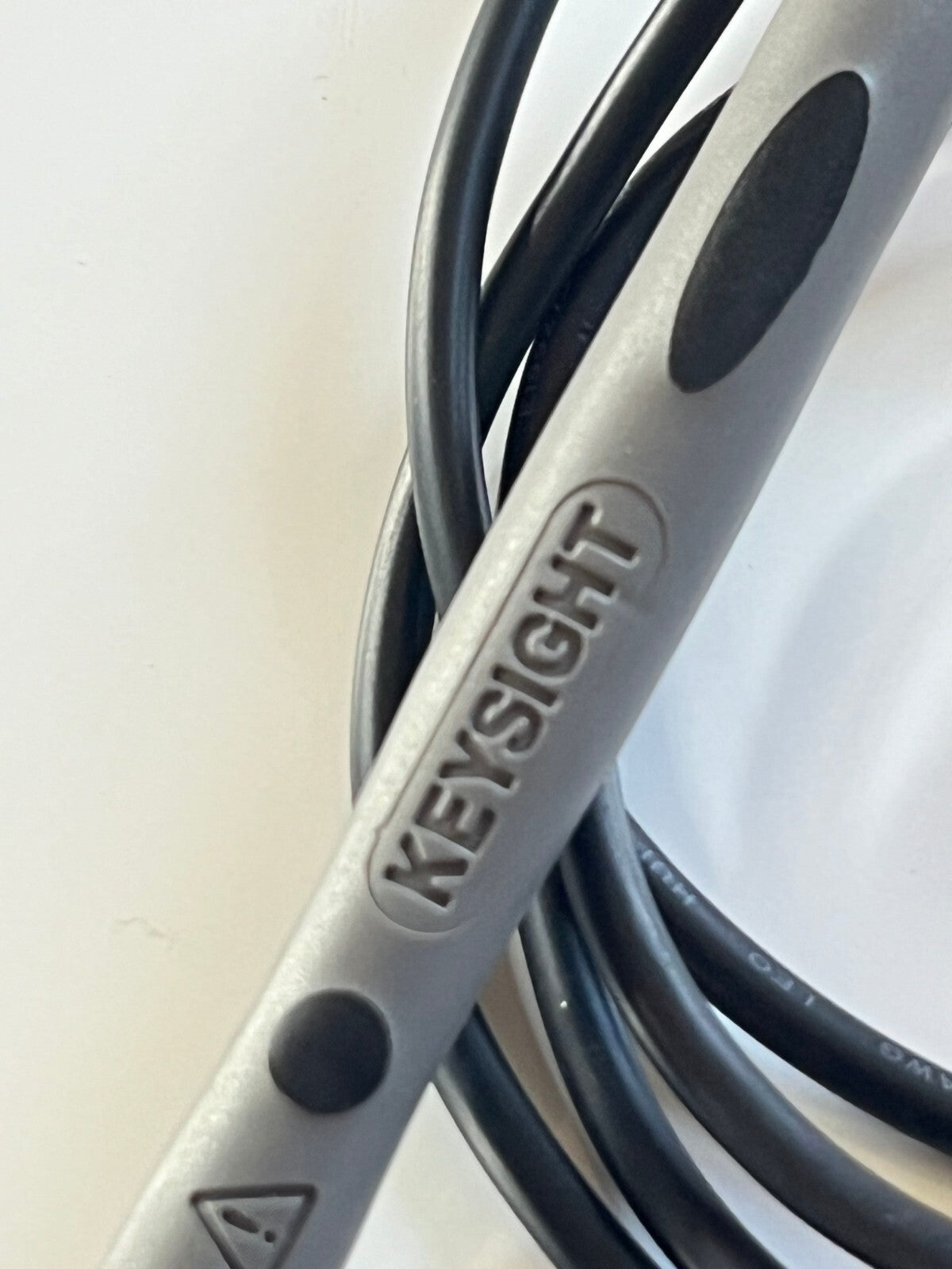 AGILENT KEYSIGHT BLACK TEST PROD CABLE CAT 3 1000V 10A SHROUDED 4MM AD1M13