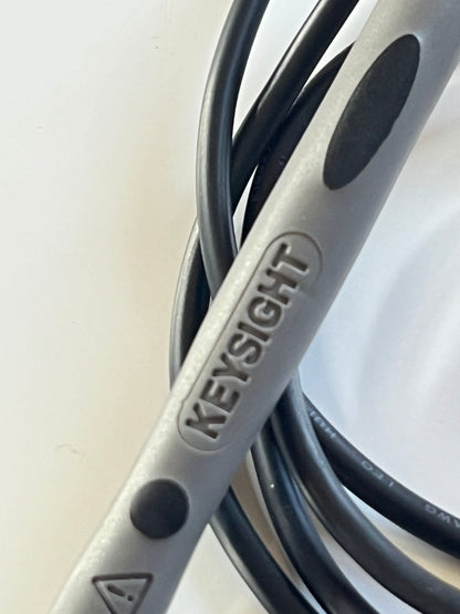 AGILENT KEYSIGHT BLACK TEST PROD CABLE CAT 3 1000V 10A SHROUDED 4MM AD1M13