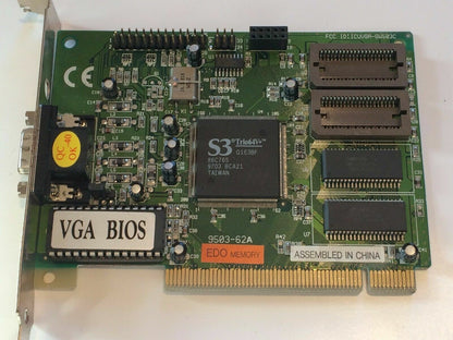ADVANCED DIGITAL 9503-62A S3 TRIO 64V LEGACY SVGA GRAPHICS PCI CARD ad2J37