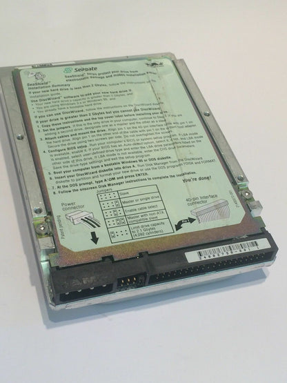 SEAGATE ST38641A 9K2001-002 FIRMWARE 3.04 IDE HARD DRIVE 8.6GB aa4bc13A