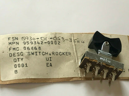 UID 3 POSITION BIASED ROCKER SWITCH HP SPARE PART (X1) fd7m77