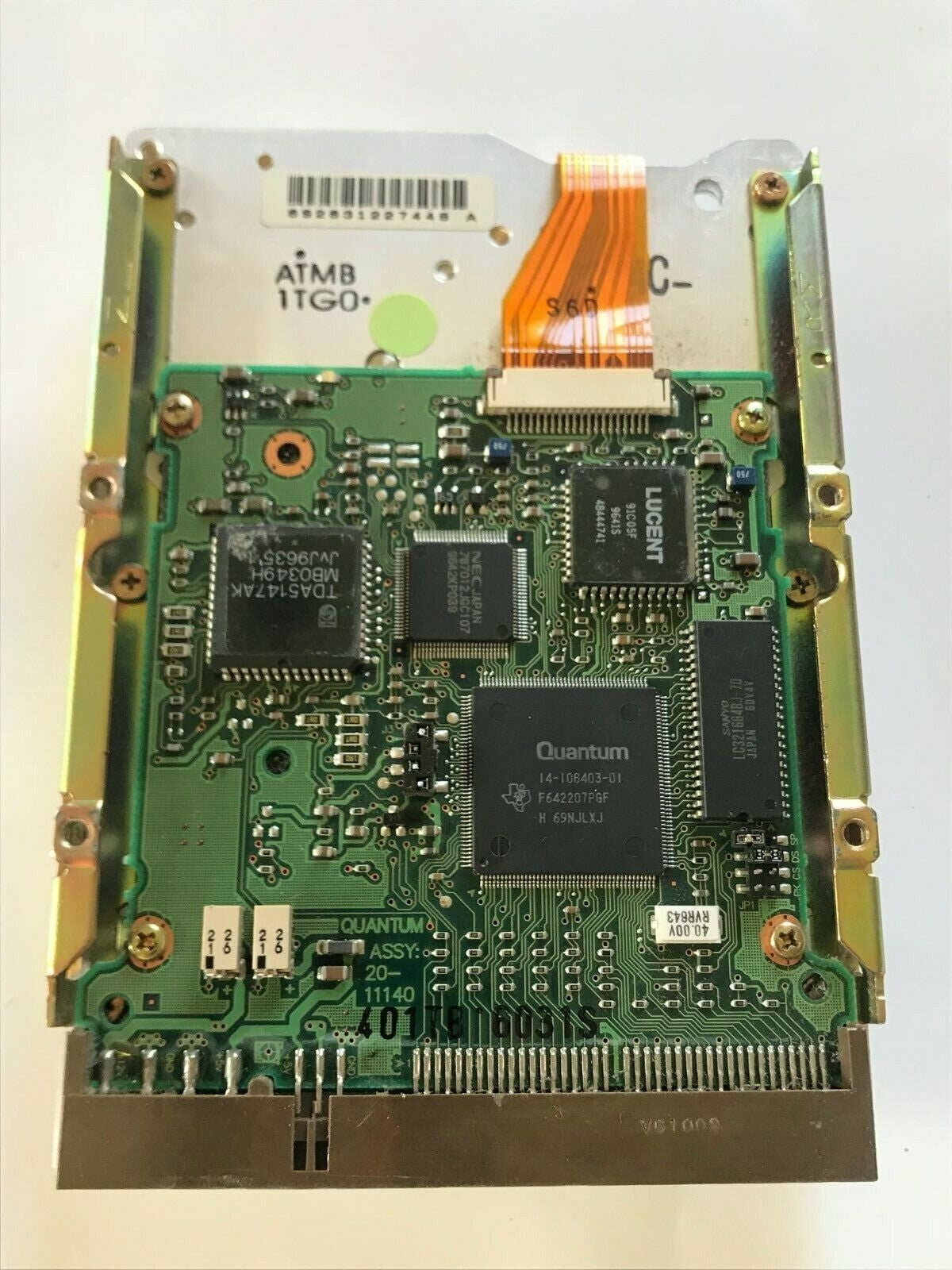QUANTUM FIREBALL 1080AT TM10A462 REV01-B 1GB IDE HARD DRIVE aa4ac8